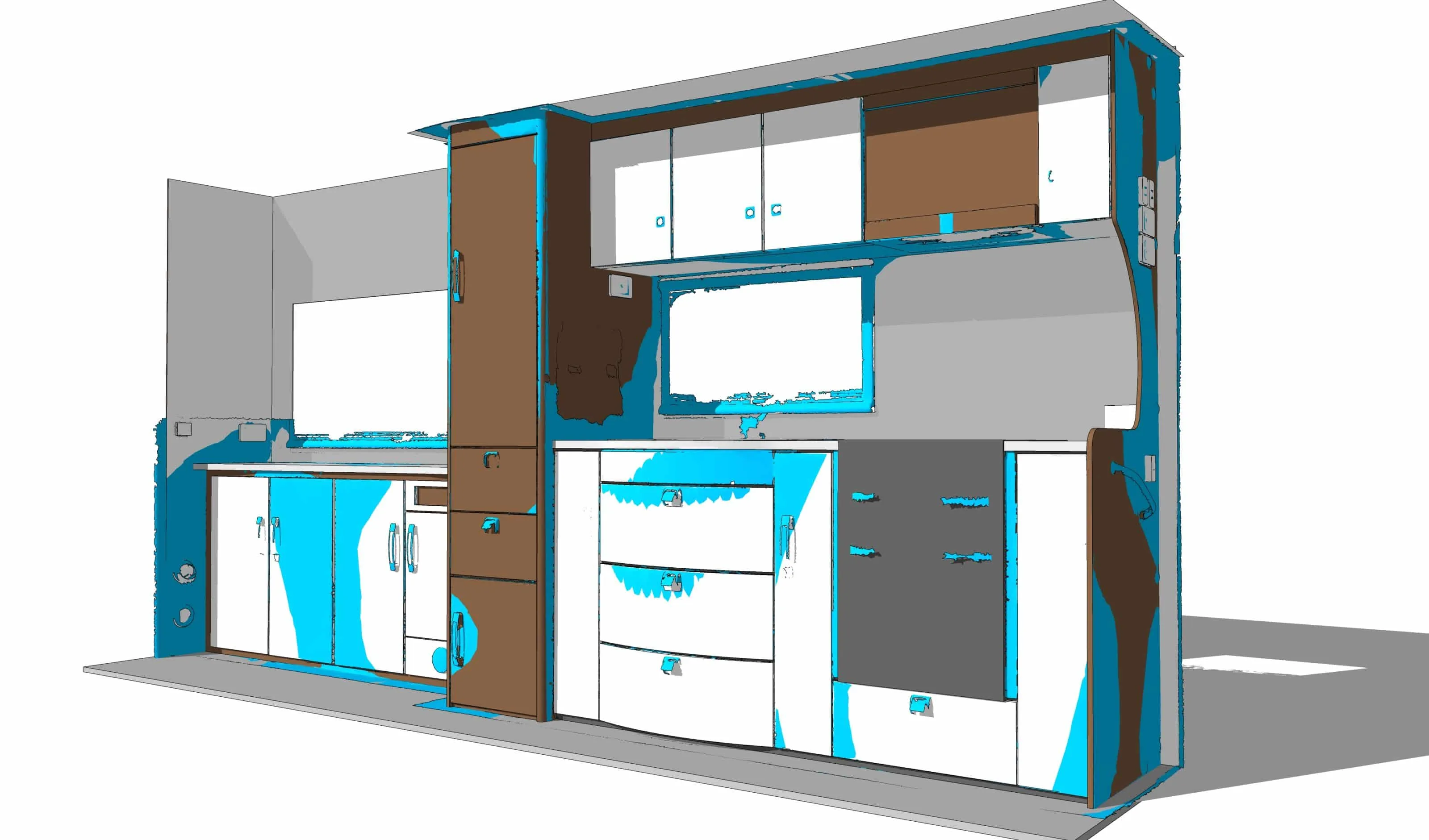 Motorhome Existing vs 3D Scan