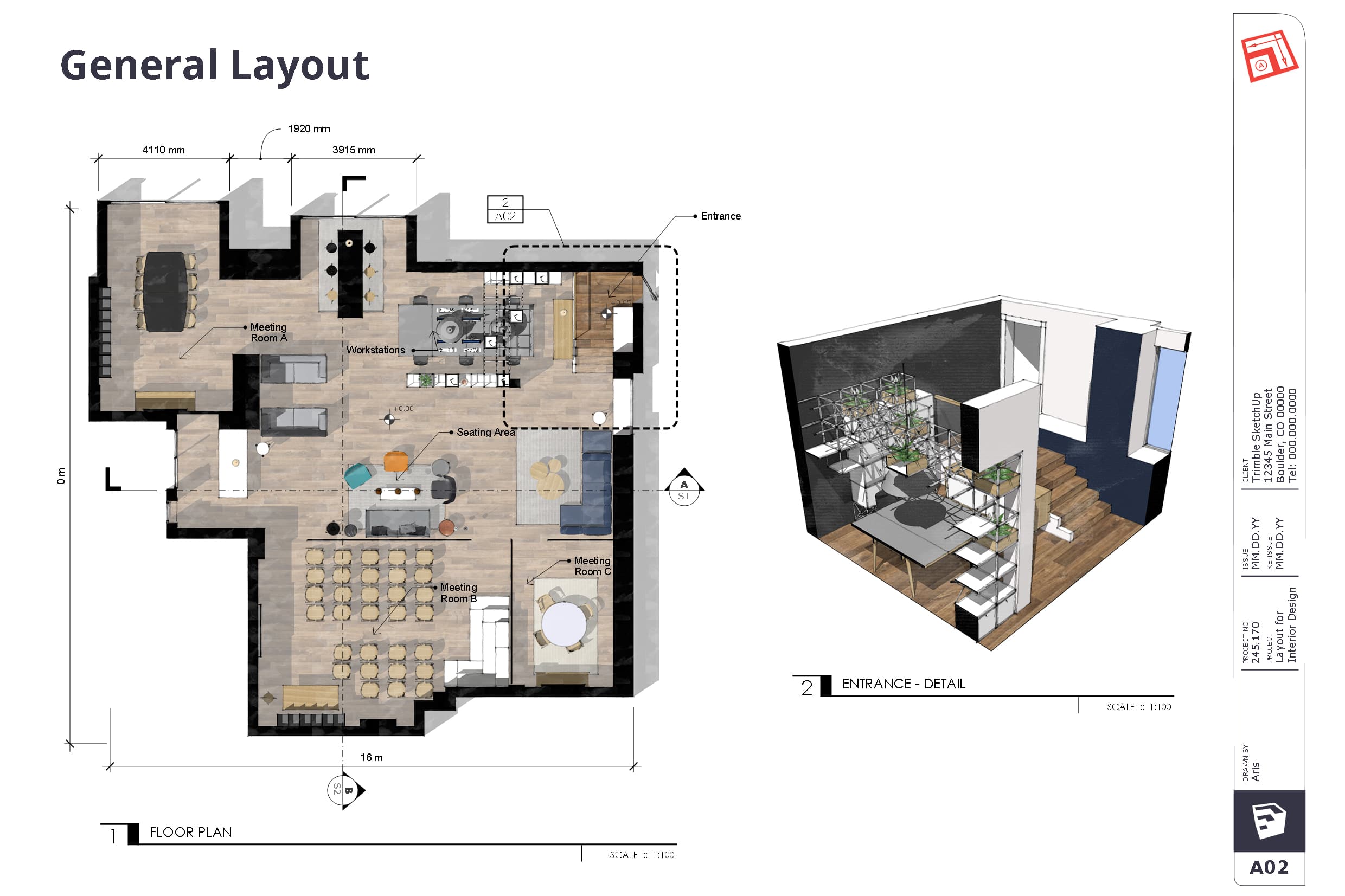 SketchUp LayOut Building Plans