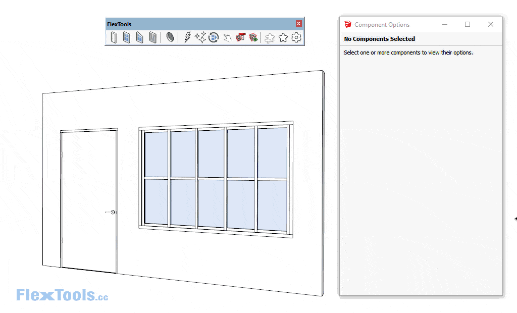 sketchup flextools responsive parametric