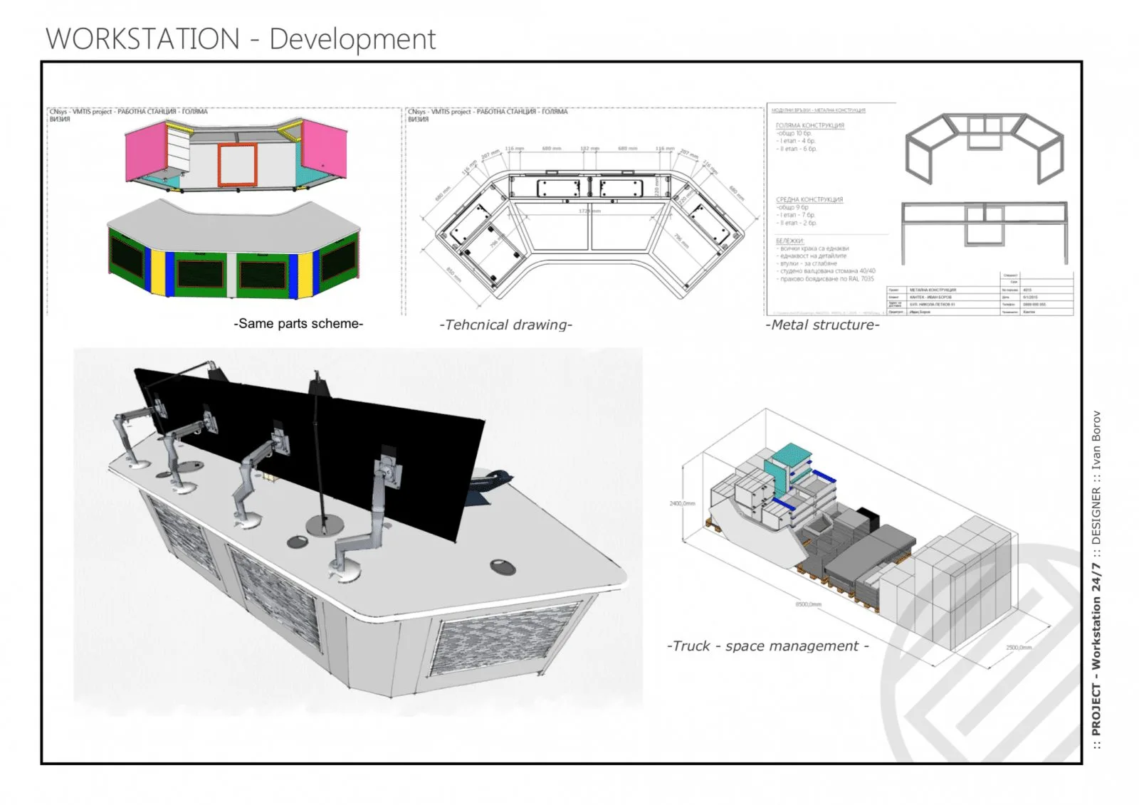 bespoke maritime workstation