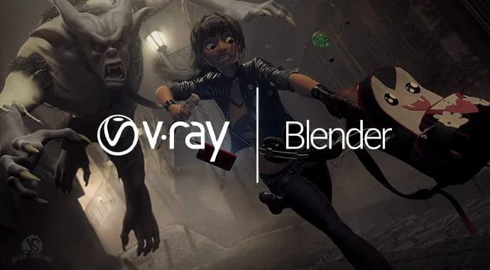 v ray blender