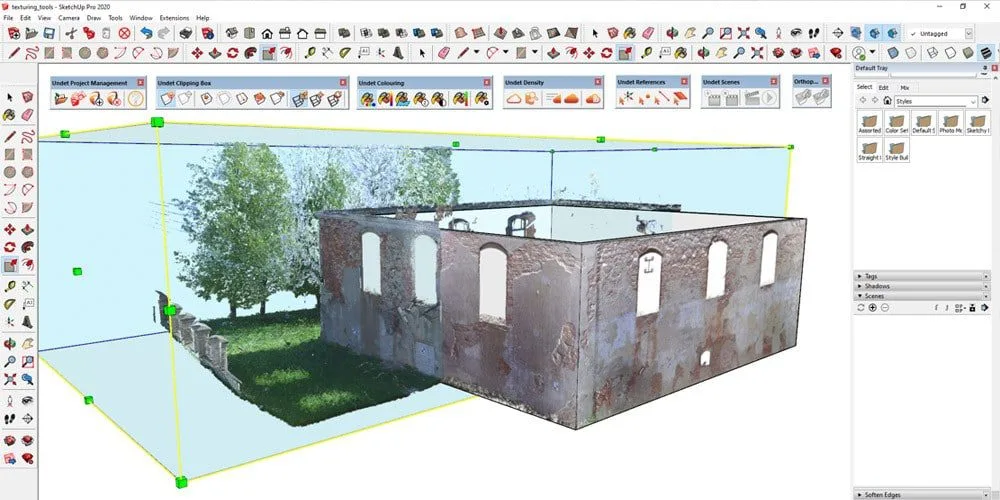 Undet for SketchUp new texturing tools