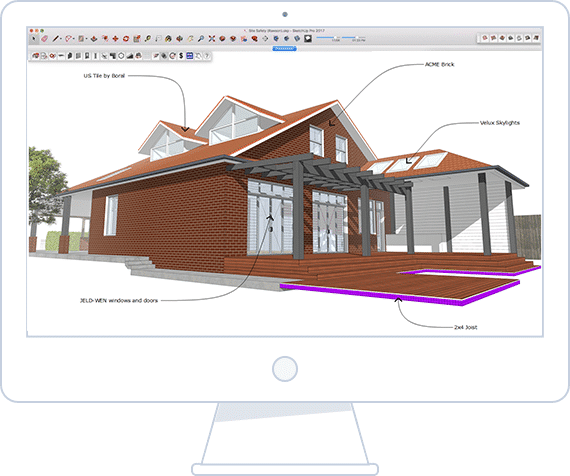 BIM specification of building products in SketchUp