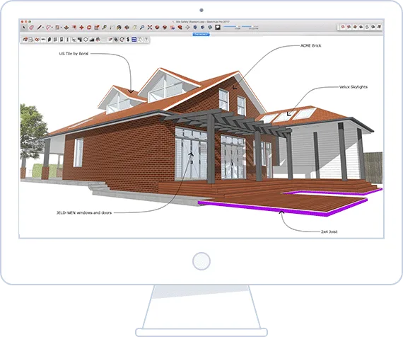 BIM specification of building products in SketchUp