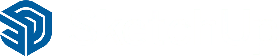 SketchUp Logo Horizontal White