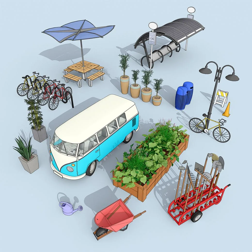 sketchup 3d warehouse objects