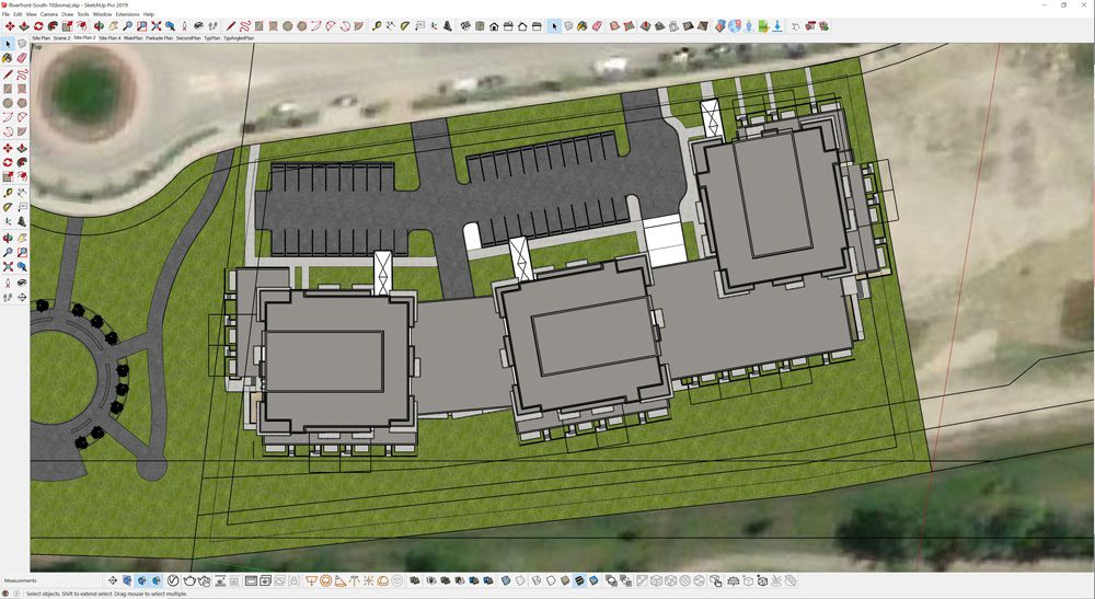 River Front 2D Plan View