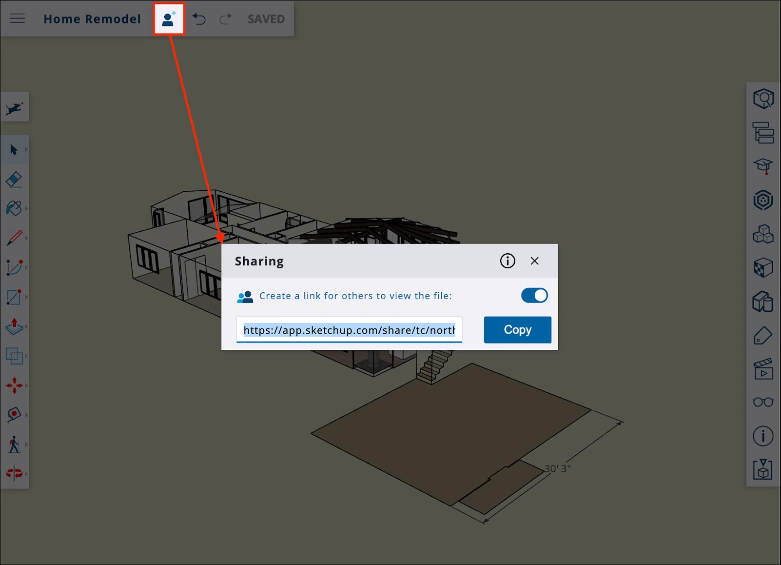 SketchUp Link Sharing