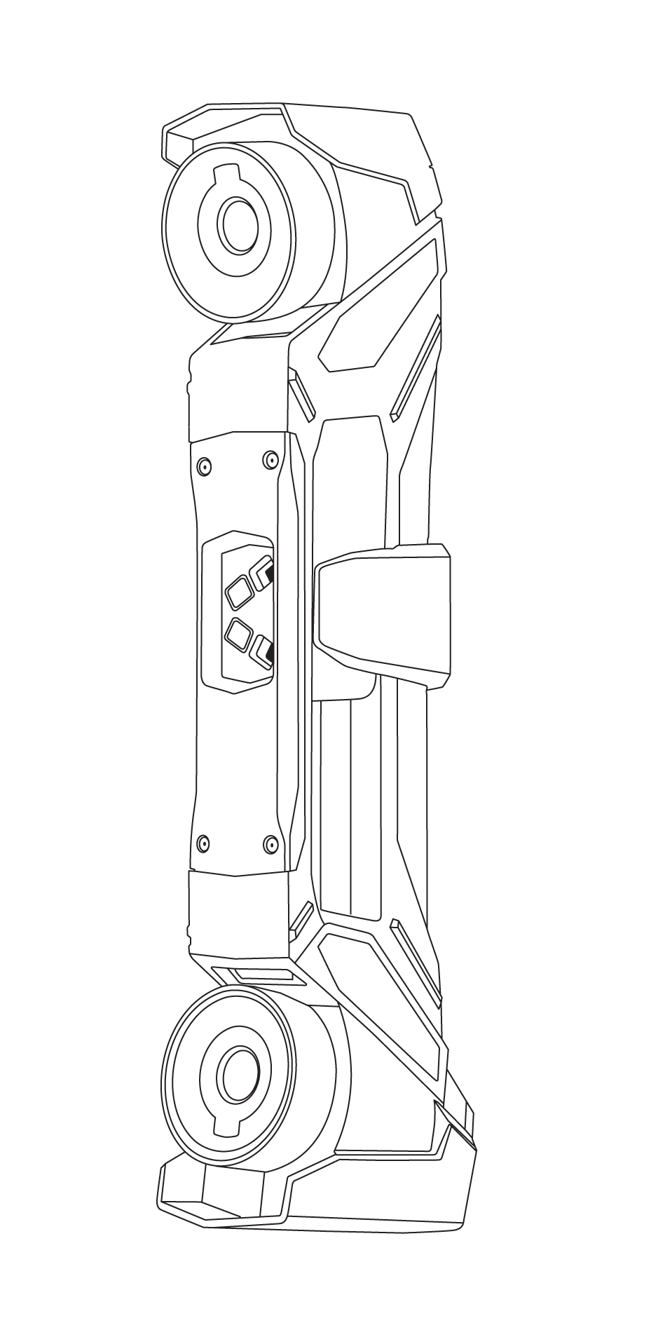 HandySCAN MAX outline ISO left
