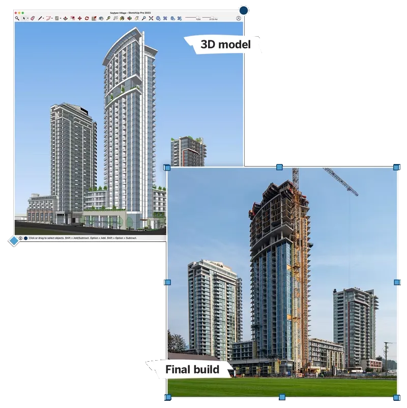 SketchUp 3D Model Final Build