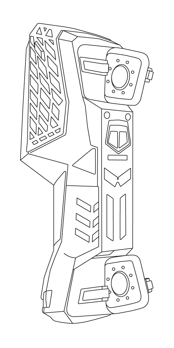 handyscan 3d evo series outline